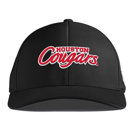 University of Houston "Houston Cougars" Curved Performance Black 