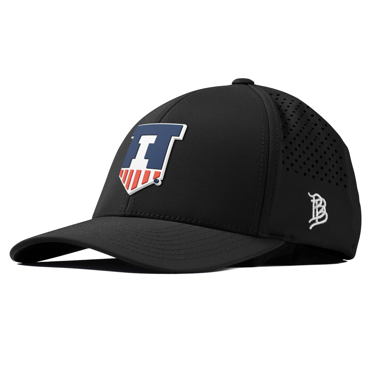 University of Illinois "Illinois Athletics" Curved Performance Black