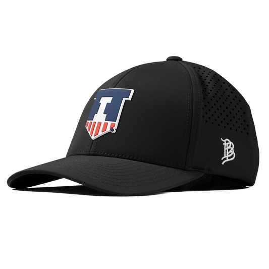 University of Illinois "Illinois Athletics" Curved Performance Black