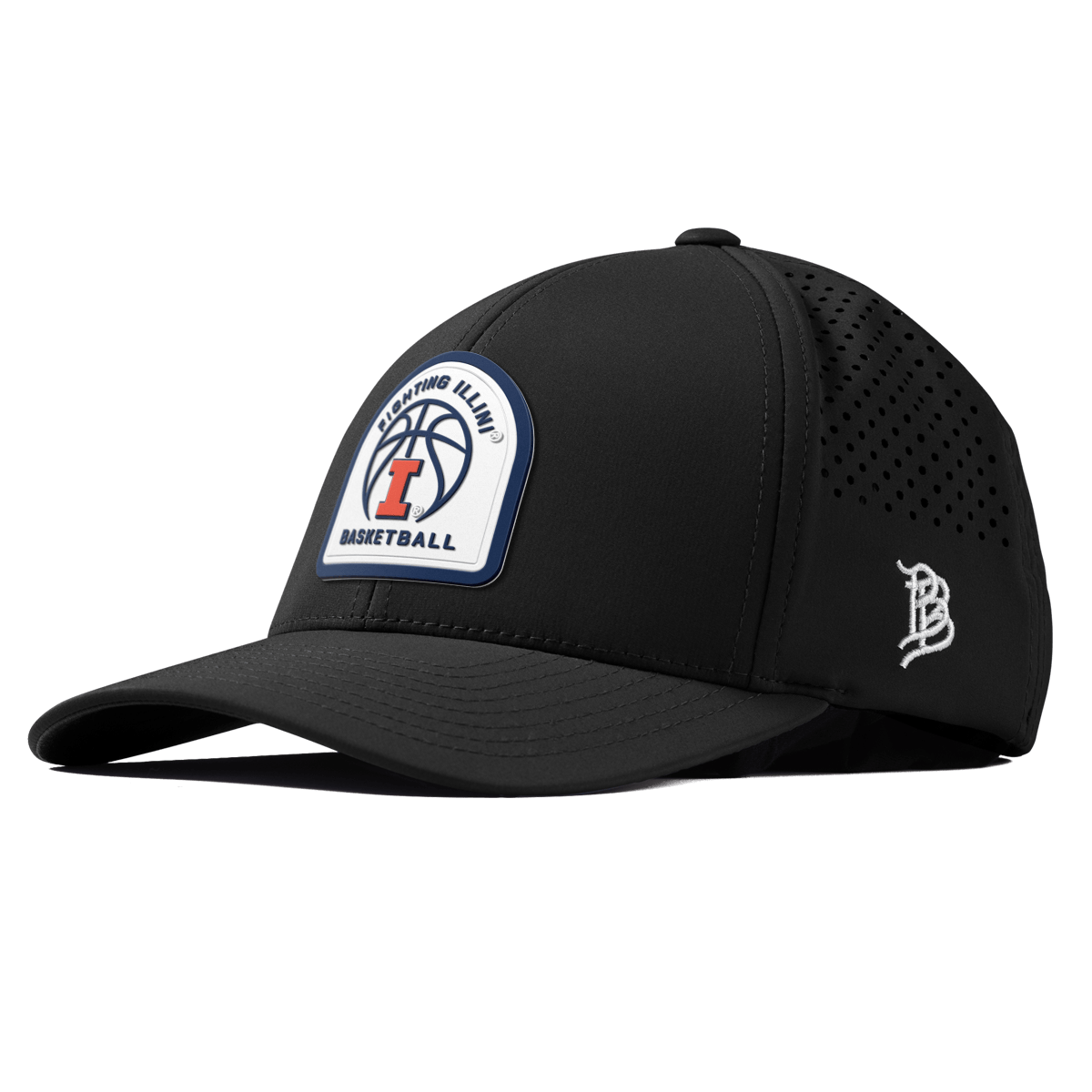University of Illinois "Illinois Basketball" Curved Performance Black