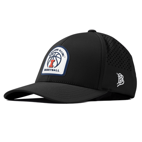 University of Illinois "Illinois Basketball" Curved Performance Black