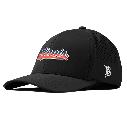 University of Illinois "Illinois Script" Curved Performance Black