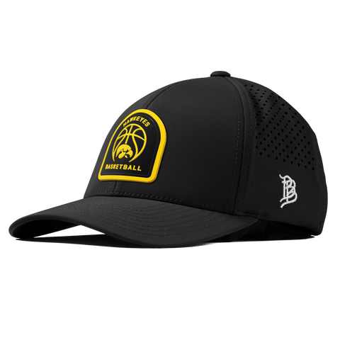 University of Iowa "Iowa Basketball" Curved Performance Black