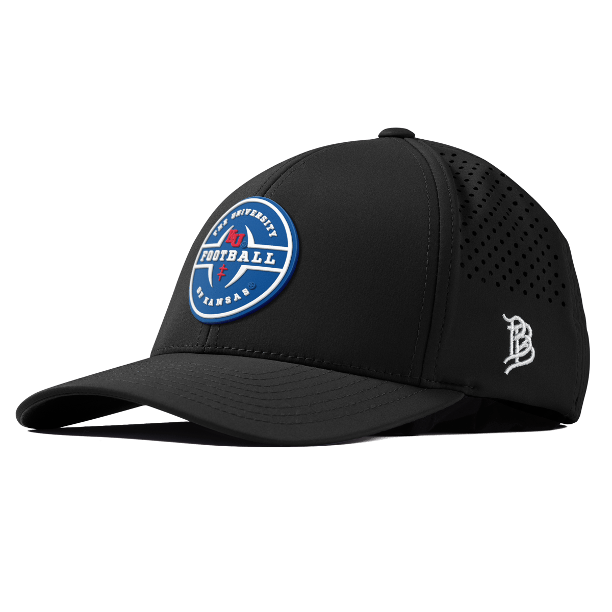 University of Kansas "Kansas Football Legacy" Curved Performance Black