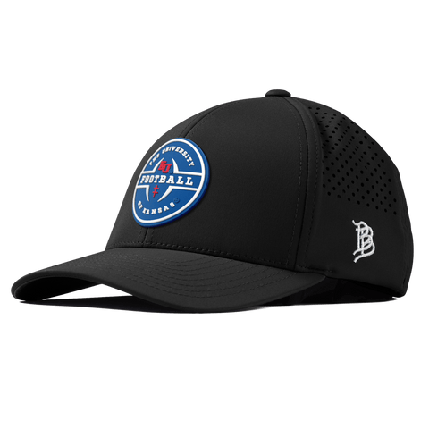 University of Kansas "Kansas Football Legacy" Curved Performance Black