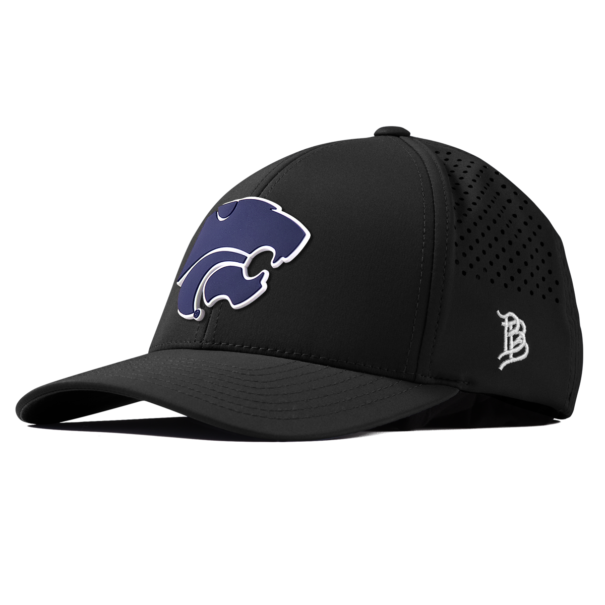 Kansas State "Kansas State Team Logo" Curved Performance Black