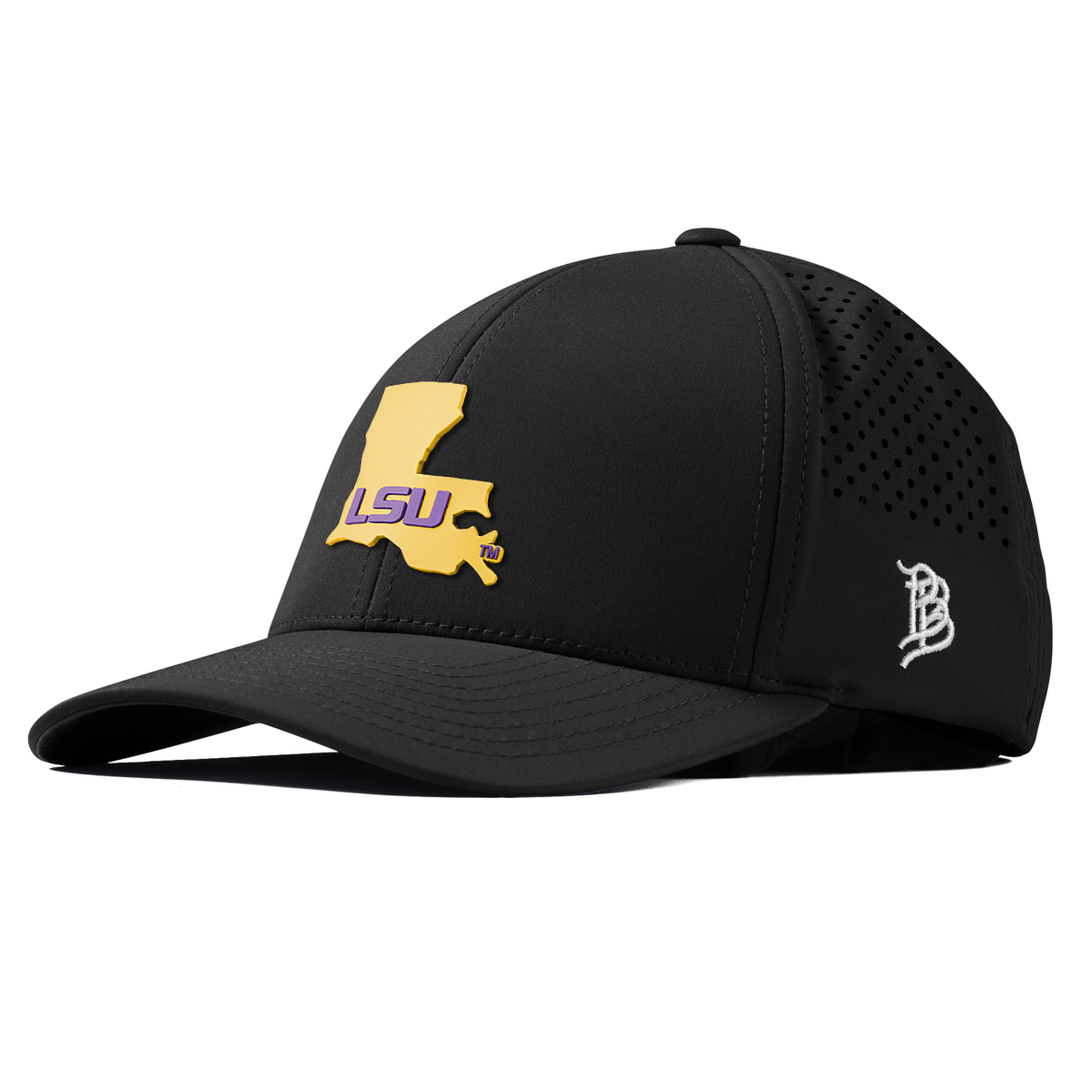 Louisiana State University "LSU Gold State" Curved Performance Black