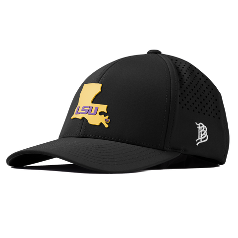 Louisiana State University "LSU Gold State" Curved Performance Black