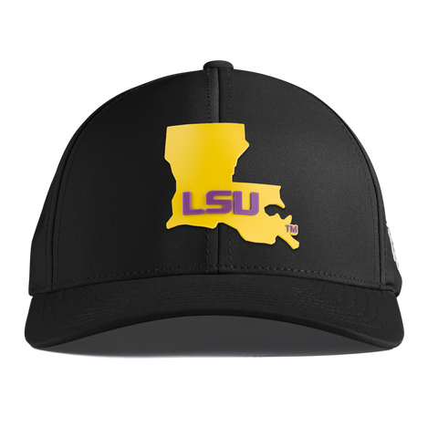 Louisiana State University "LSU Gold State" Curved Performance Black