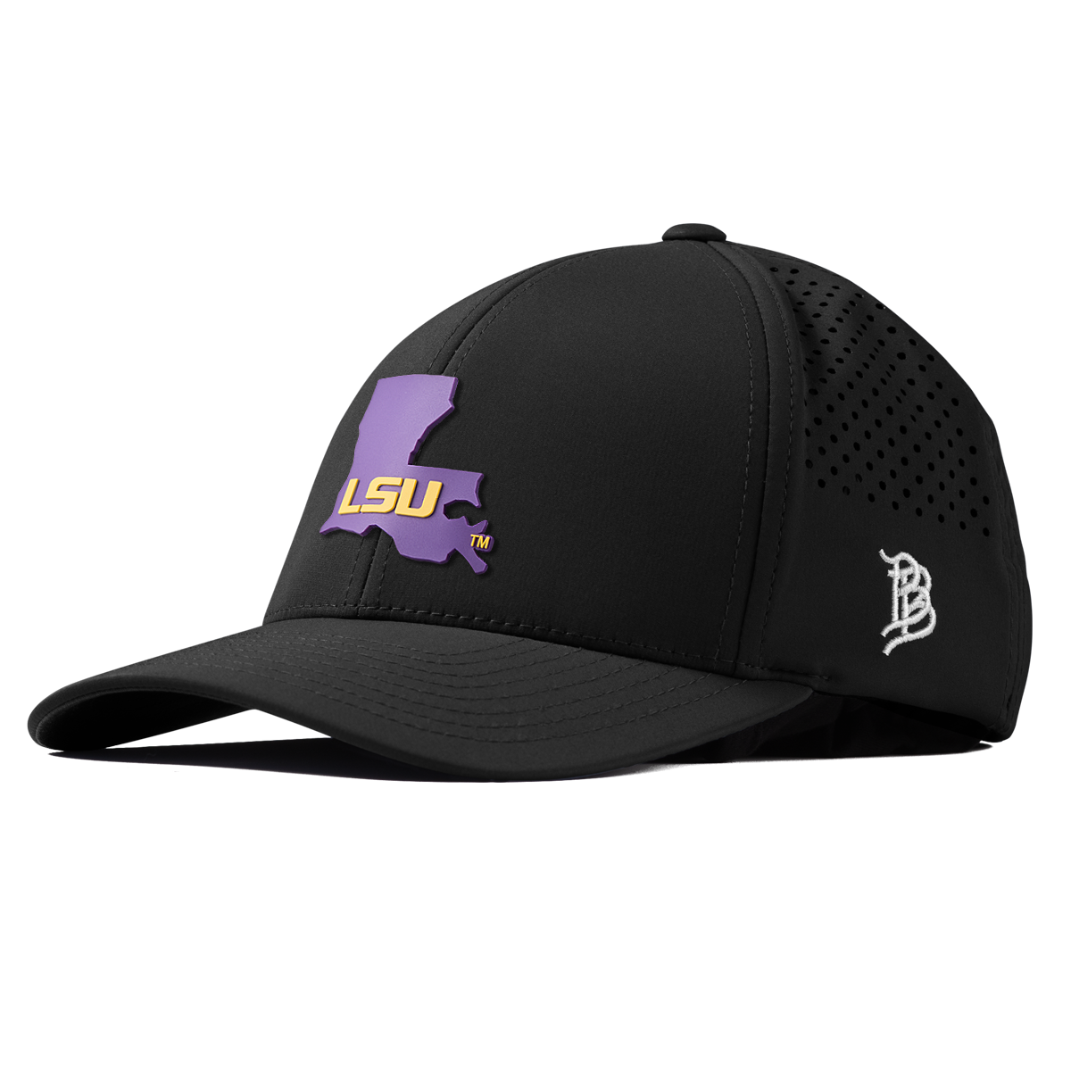 Louisiana State University "LSU State" Curved Performance Black