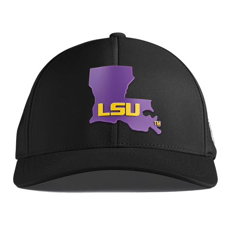 Louisiana State University "LSU State" Curved Performance Black