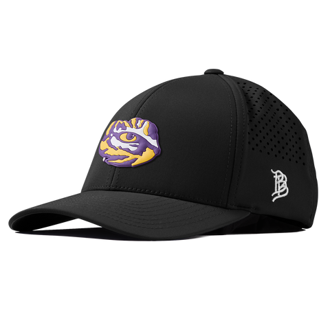 Louisiana State University "LSU Tiger Team Logo" Curved Performance Black