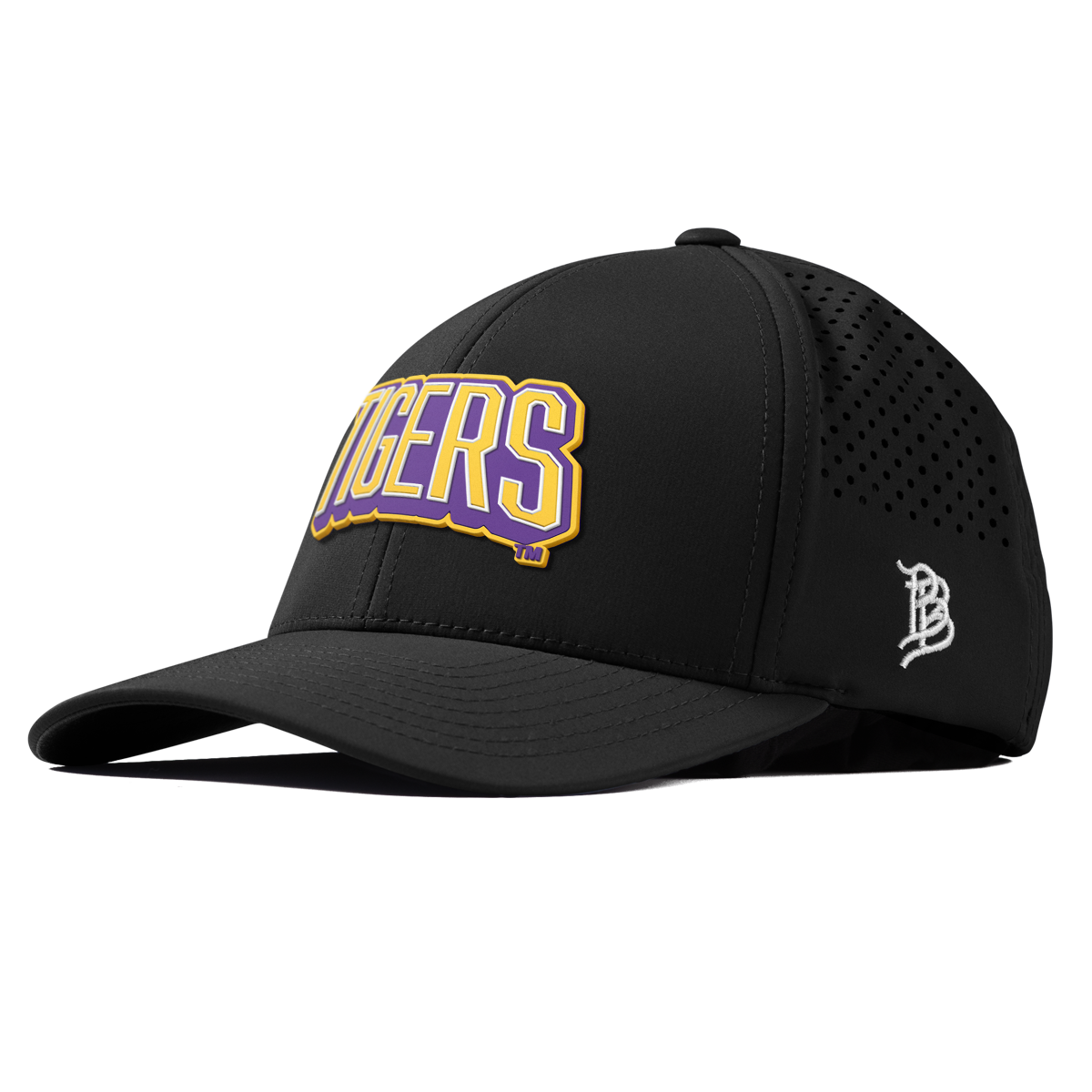 Louisiana State University "LSU Tigers Block" Curved Performance Black