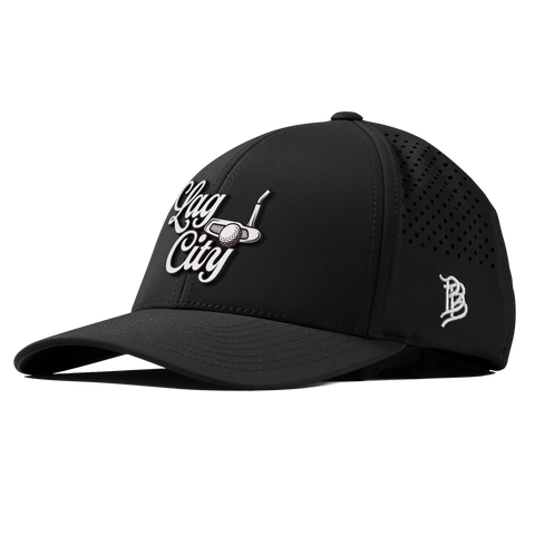 Lag City Script Curved Performance Black
