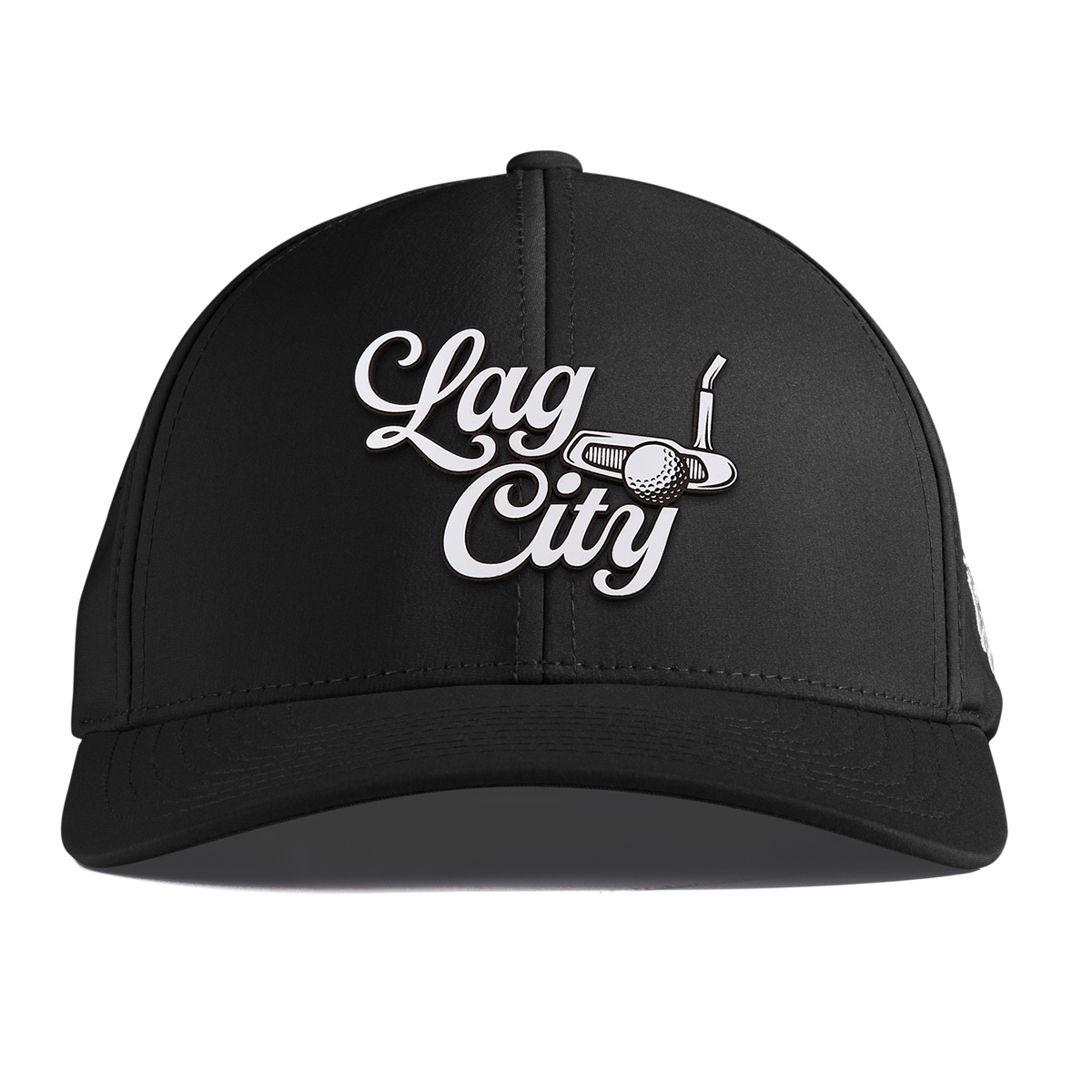 Lag City Script Curved Performance Black