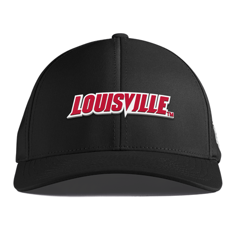 University of Louisville "Louisville Block" Curved Performance Black