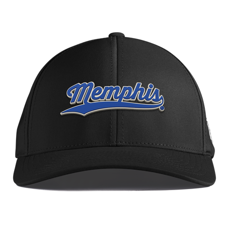 University of Memphis "Memphis Script" Curved Performance Black