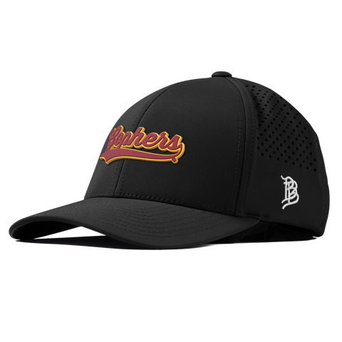University of Minnesota "Minnesota Gophers Script" Curved Performance Black