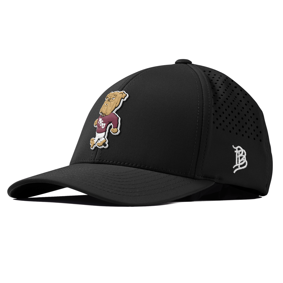 Mississippi State University "Mississippi State Bully" Curved Performance Black