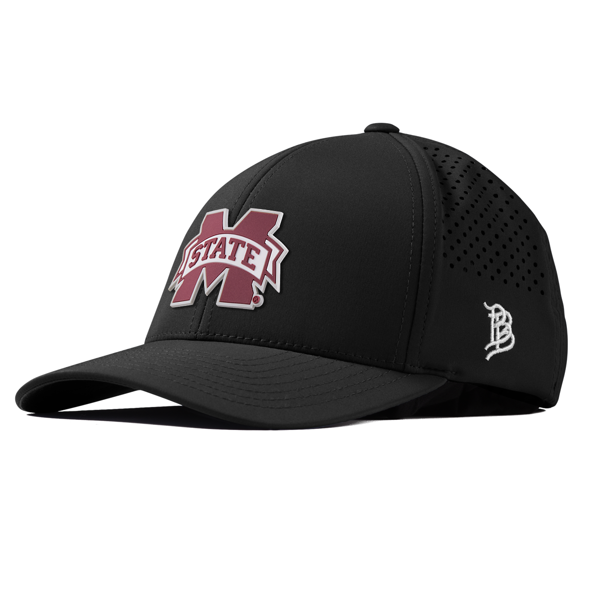 Mississippi State University "Mississippi State Team Logo" Curved Performance Black 