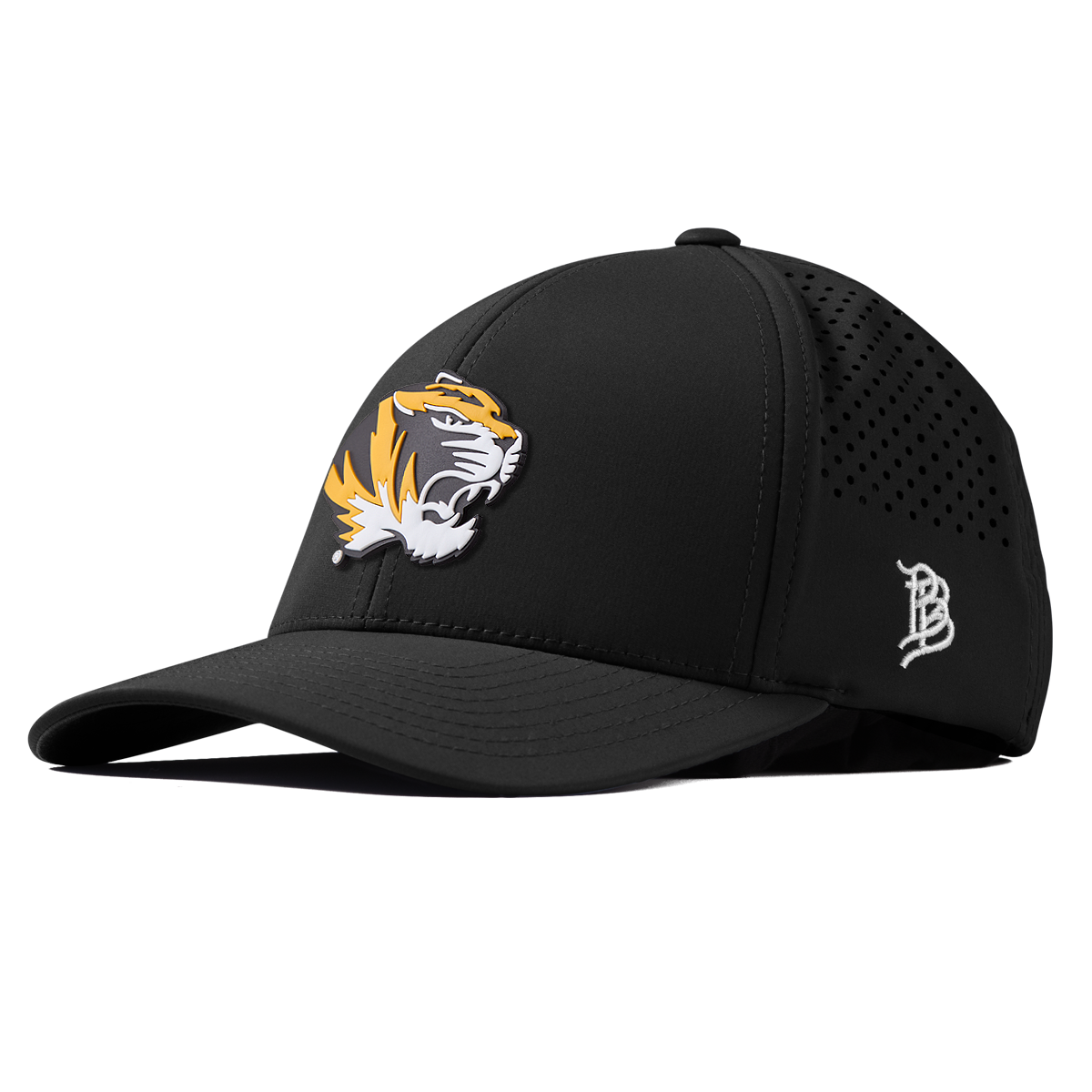 University of Missouri "Missouri Tigers Team Logo" Curved Performance Black