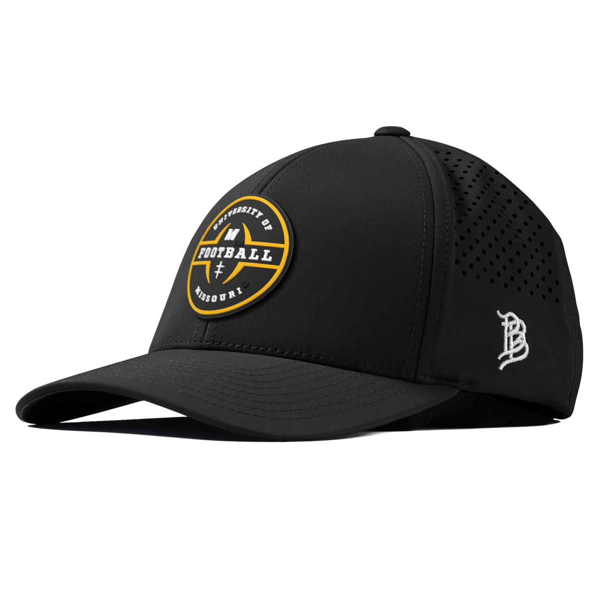 University of Missouri "Mizzou Football" Curved Performance Black