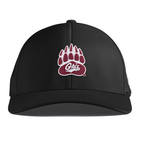 University of Montana "Montana Grizz" Curved Performance Black