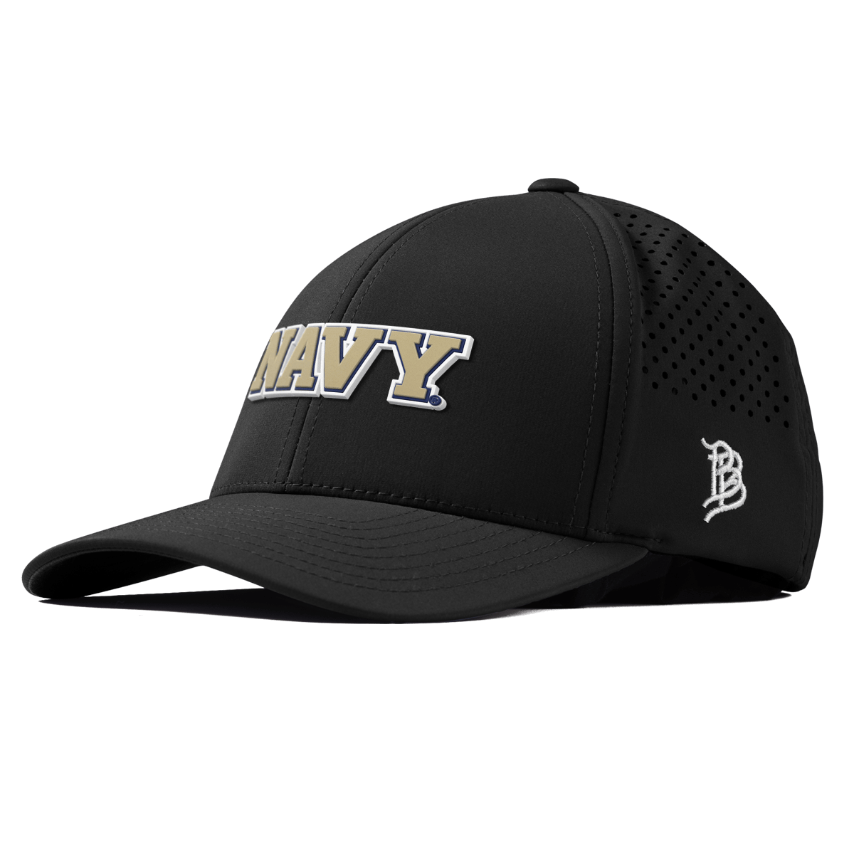 United States Naval Academy "Naval Academy Block" Curved Performance Black