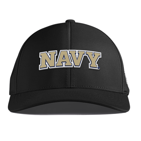 United States Naval Academy "Naval Academy Block" Curved Performance Black