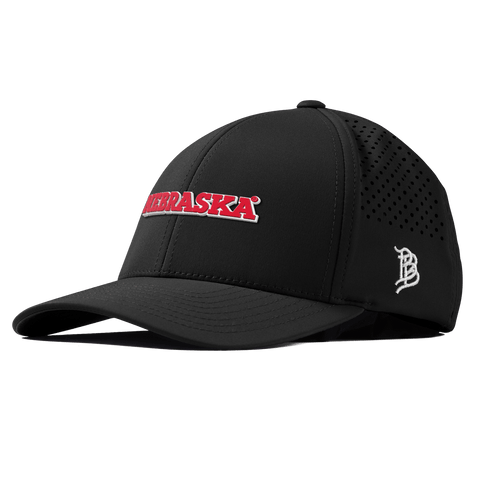 University of Nebraska "Nebraska Block" Curved Performance Black