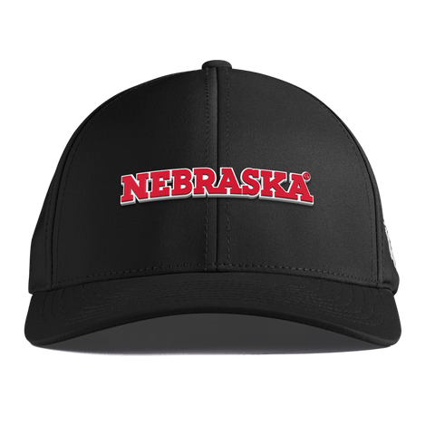 University of Nebraska "Nebraska Block" Curved Performance Black