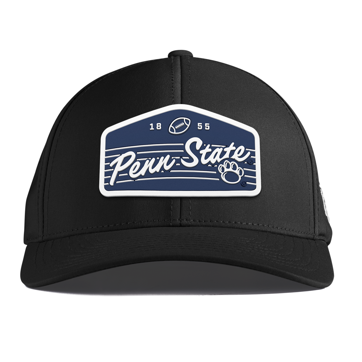 Penn State University "Nittany Lions Football" Curved Performance Black