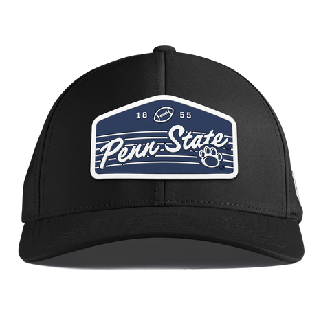 Penn State University "Nittany Lions Football" Curved Performance Black