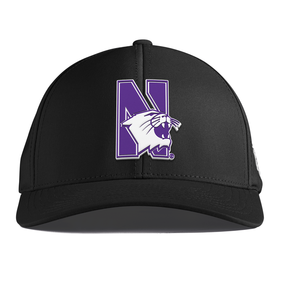Northwestern University "Northwestern Block Logo" Curved Performance Black