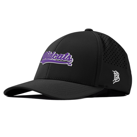 Northwestern University "Northwestern Wildcats Script" Curved Performance Black