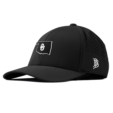 University of Oklahoma "Oklahoma Vintage Series" Curved Performance Black