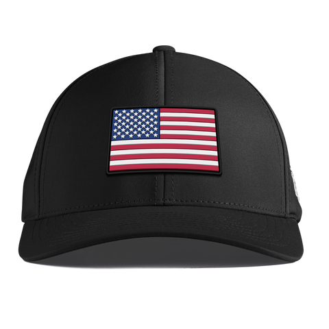 Old Glory USA Skateboarding Curved Performance Black 