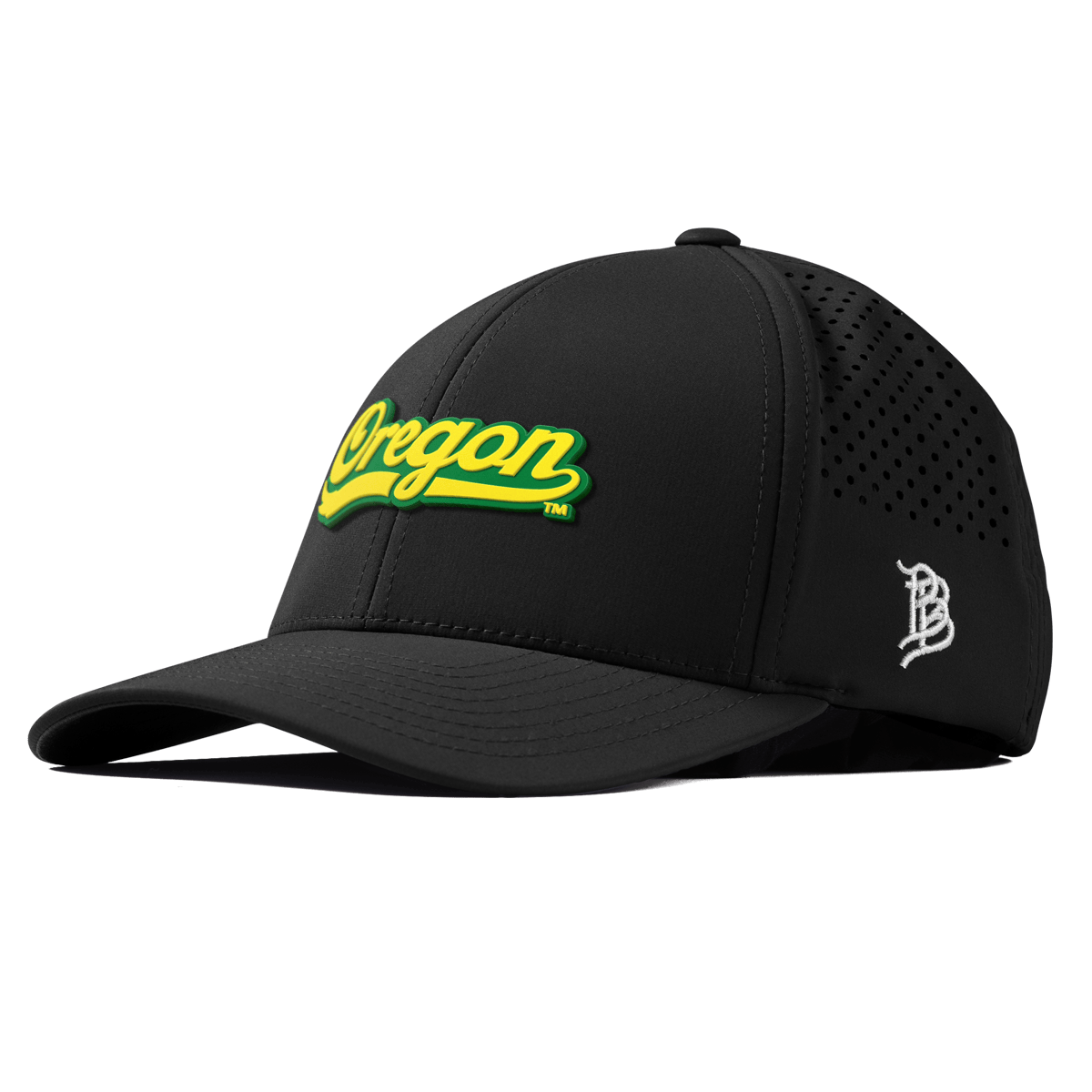 University of Oregon "Oregon Script" Curved Performance Black