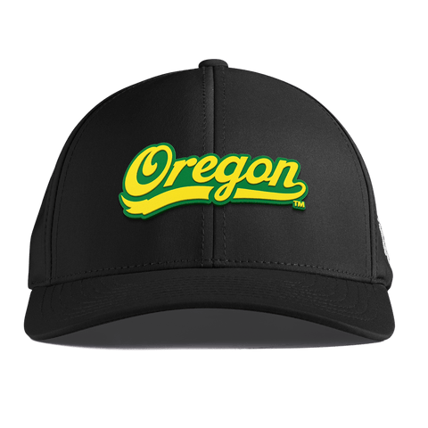 University of Oregon "Oregon Script" Curved Performance Black