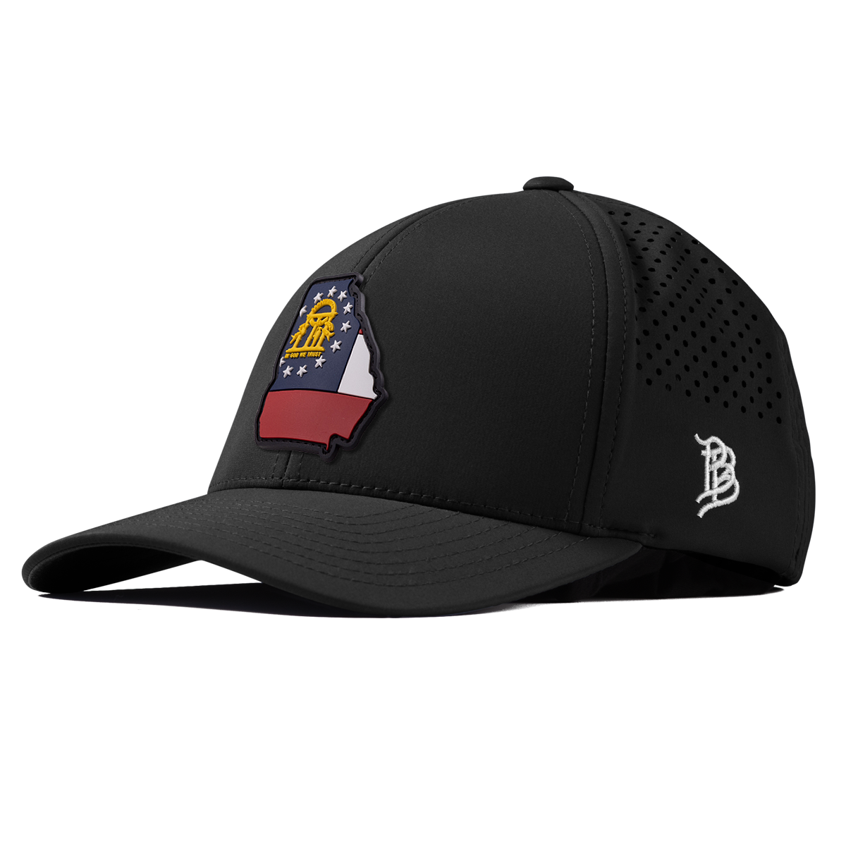 Georgia 4 PVC Curved Performance Black