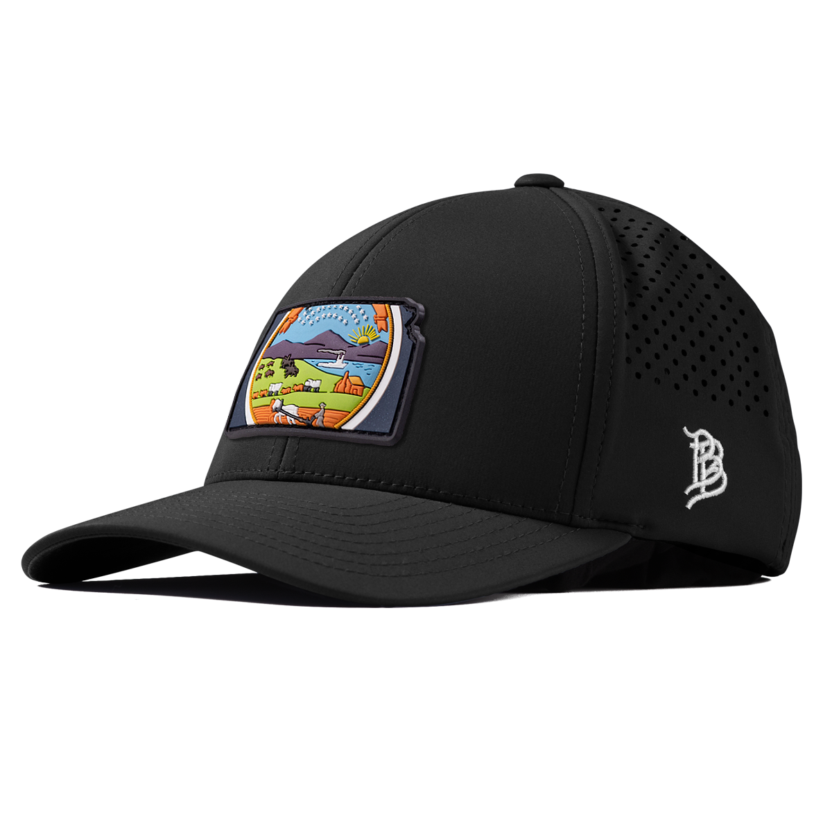 Kansas 34 PVC Curved Performance Black