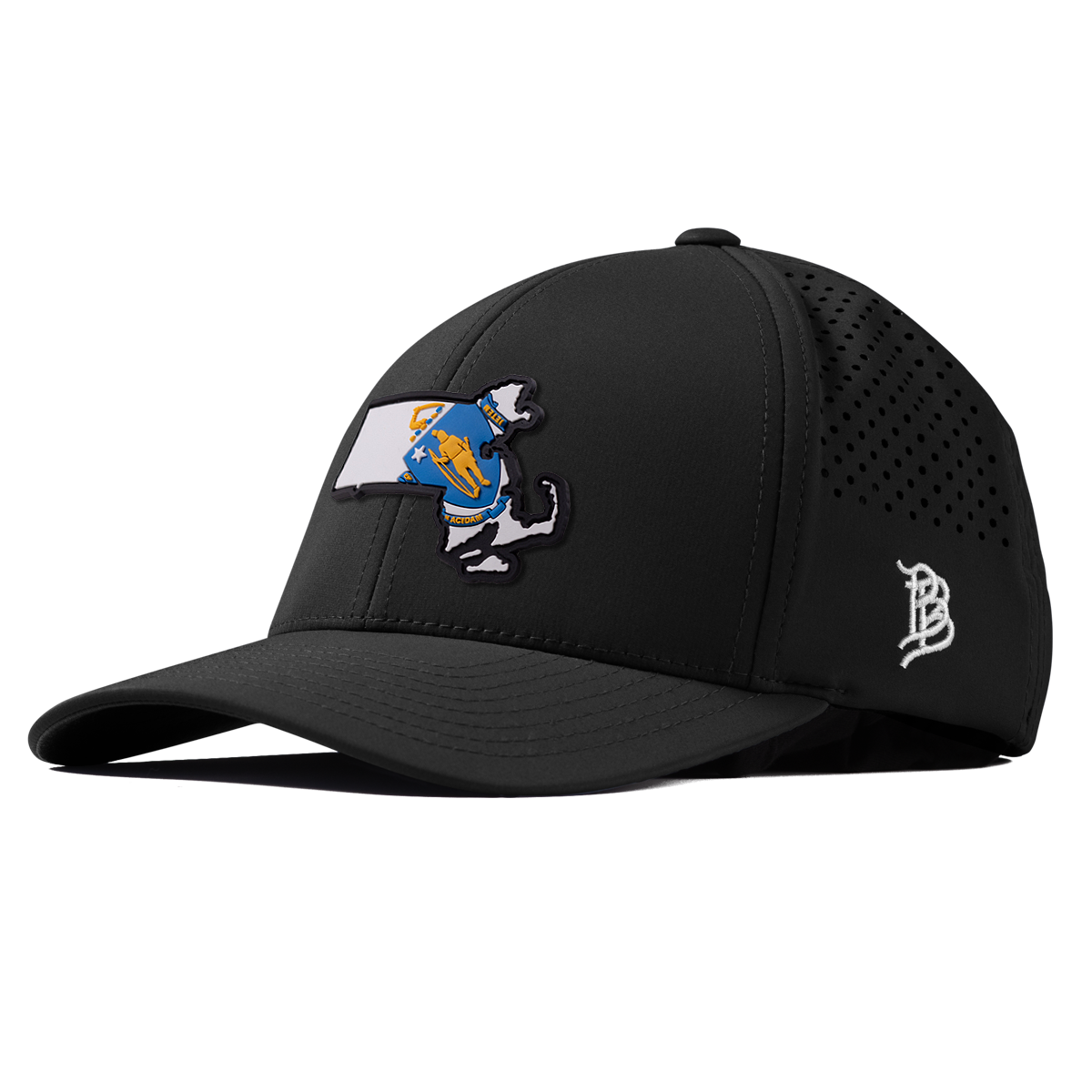 Massachusetts 6 PVC Curved Performance Black
