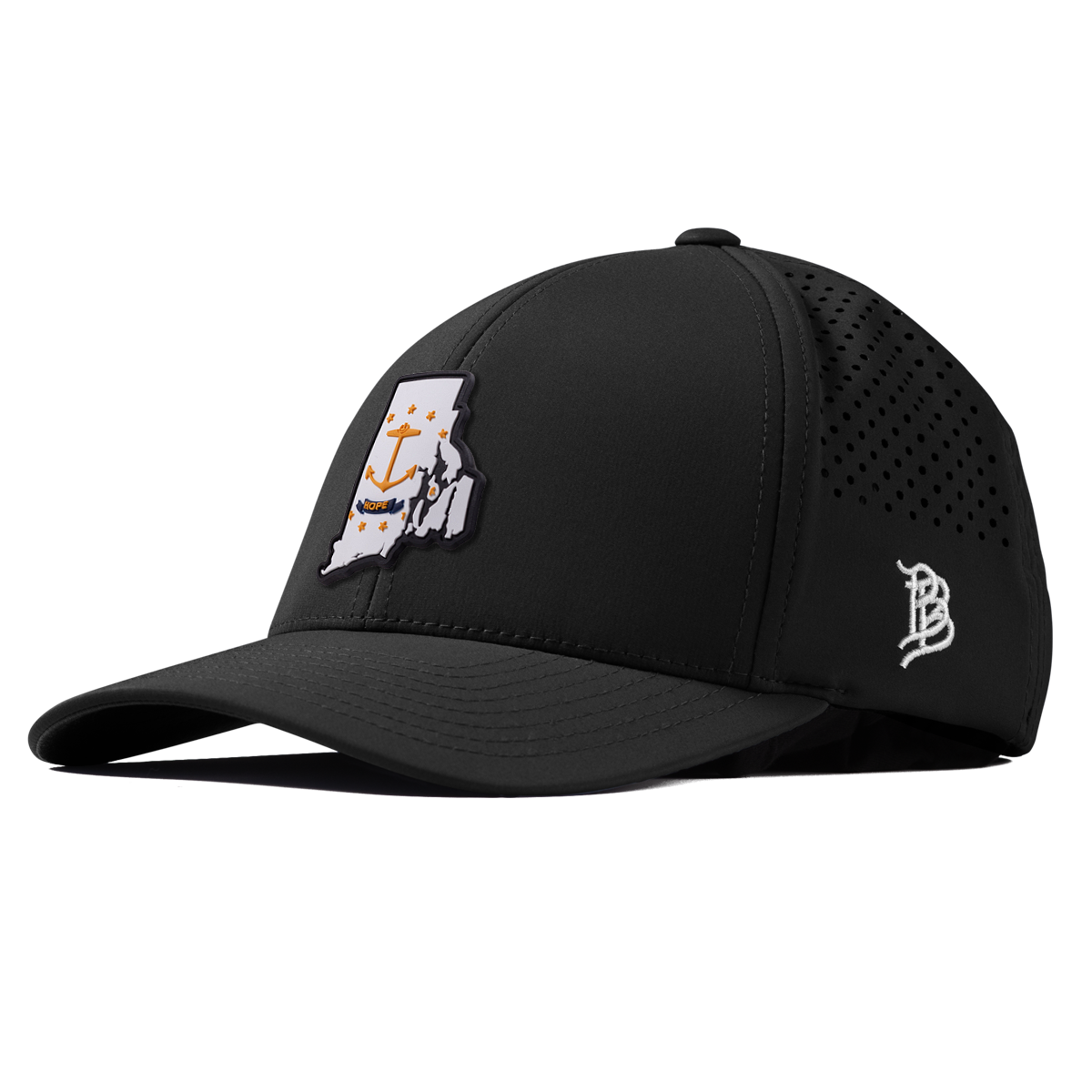 Rhode Island 13 PVC Curved Performance Black