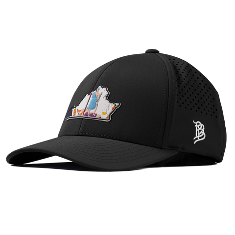 Virginia 10 PVC Curved Performance Black