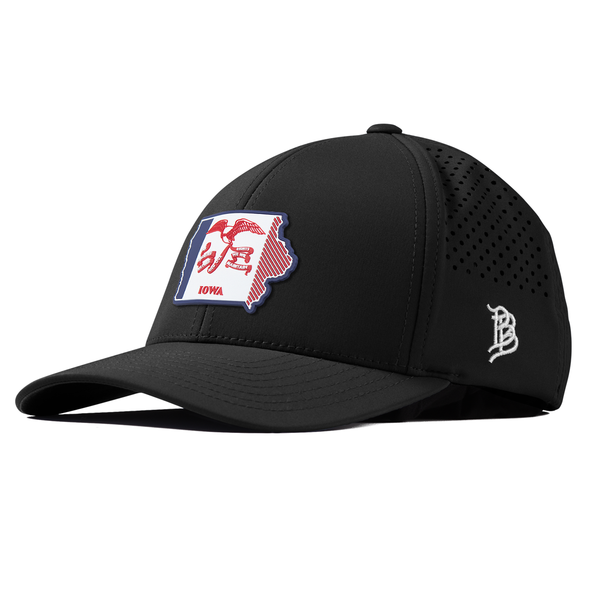 Iowa Patriot Series Curved Performance Black