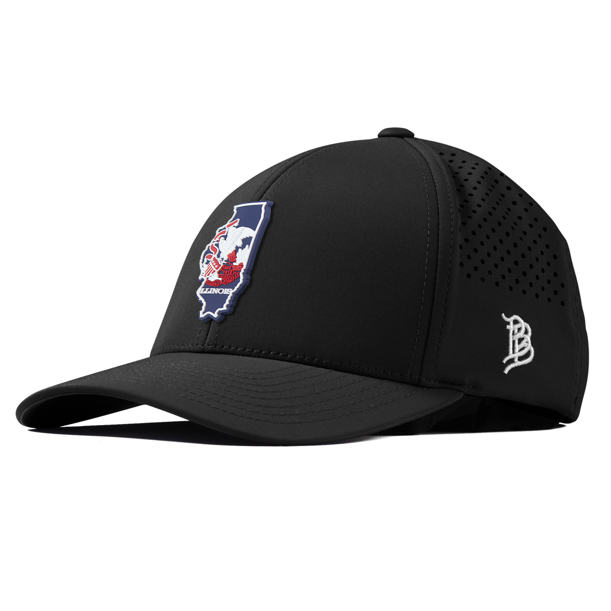 Illinois Patriot Series Curved Performance Black