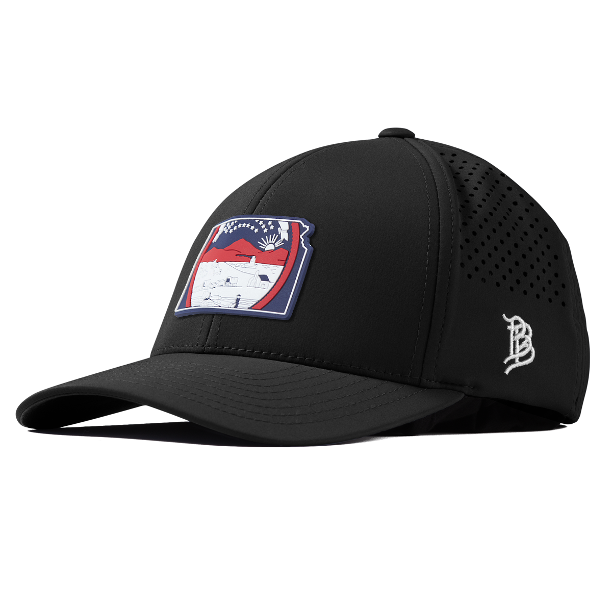 Kansas Patriot Series Curved Performance Black