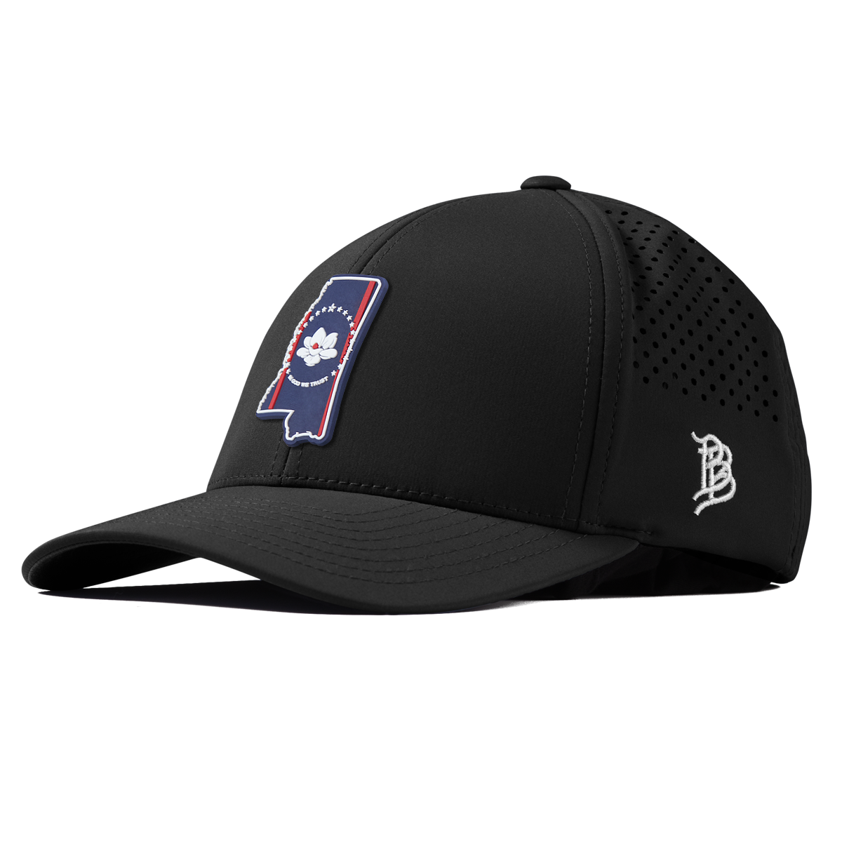 Mississippi Patriot Series Curved Performance Black