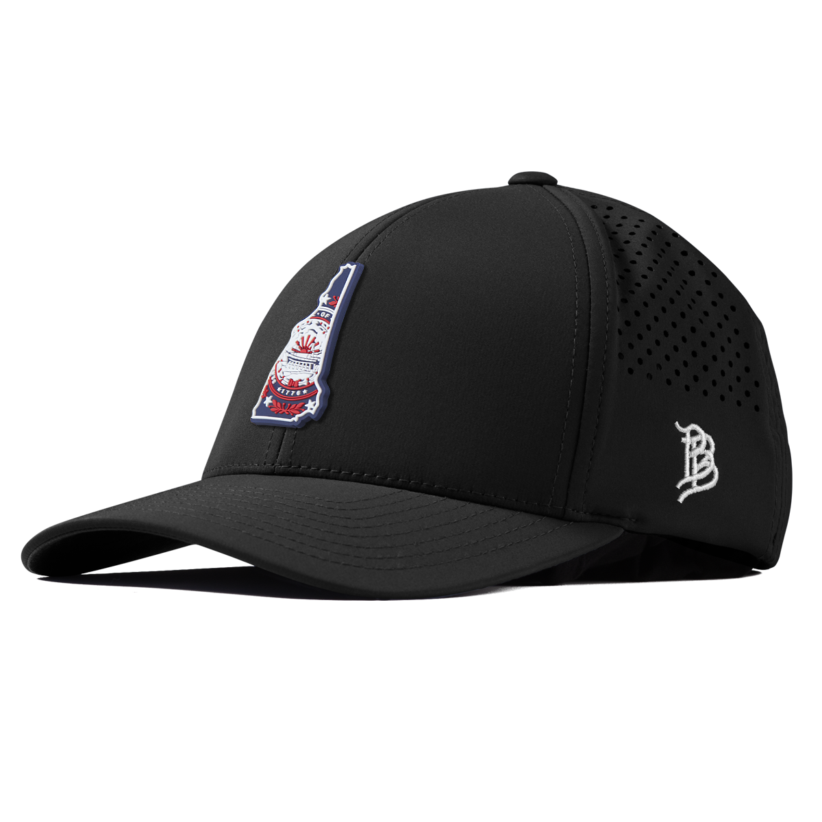 New Hampshire Patriot Series Curved Performance Black