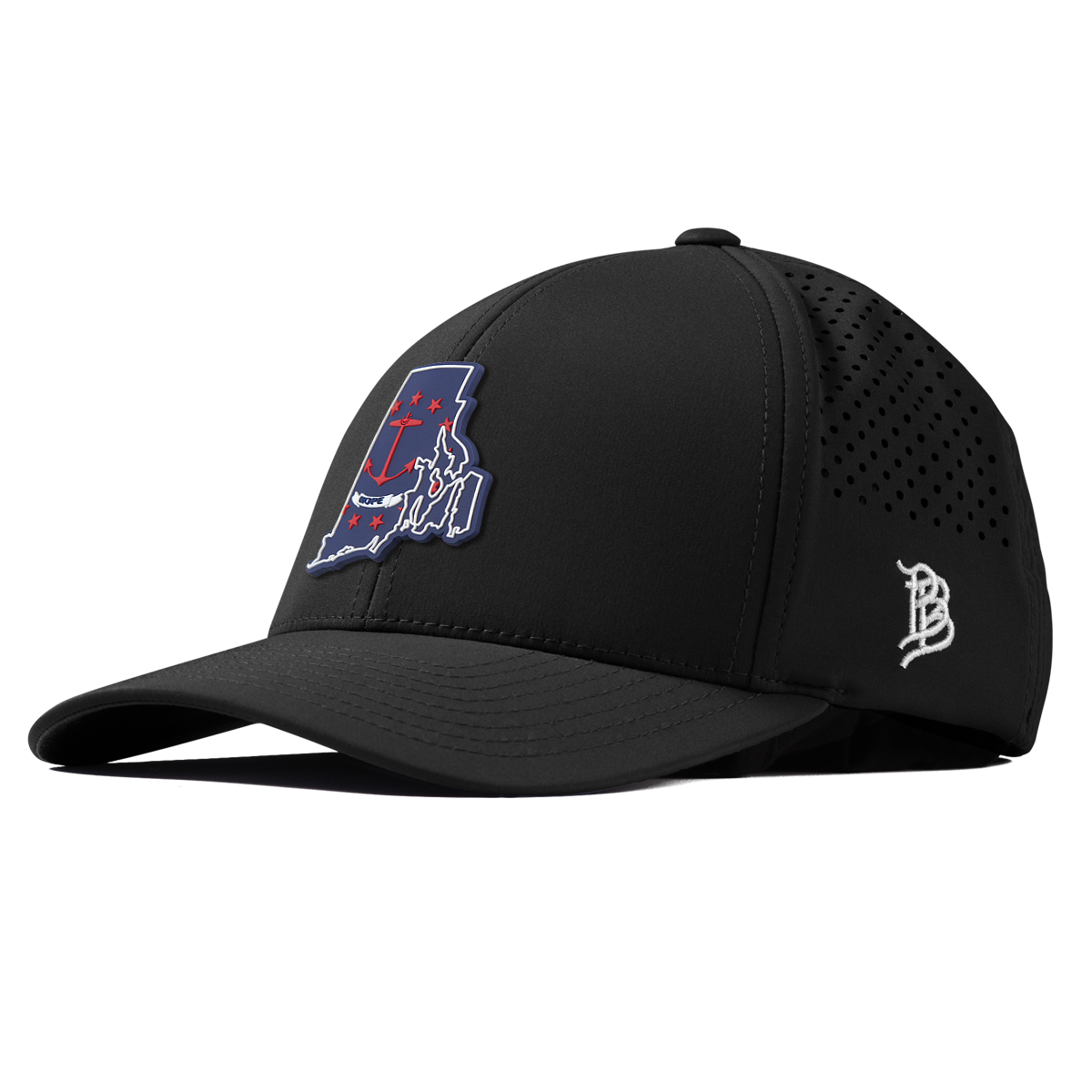 Rhode Island Patriot Series Curved Performance Black
